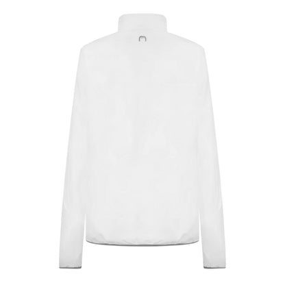 White - Back - Head Womens-Ladies Club Logo Full Zip Track Jacket