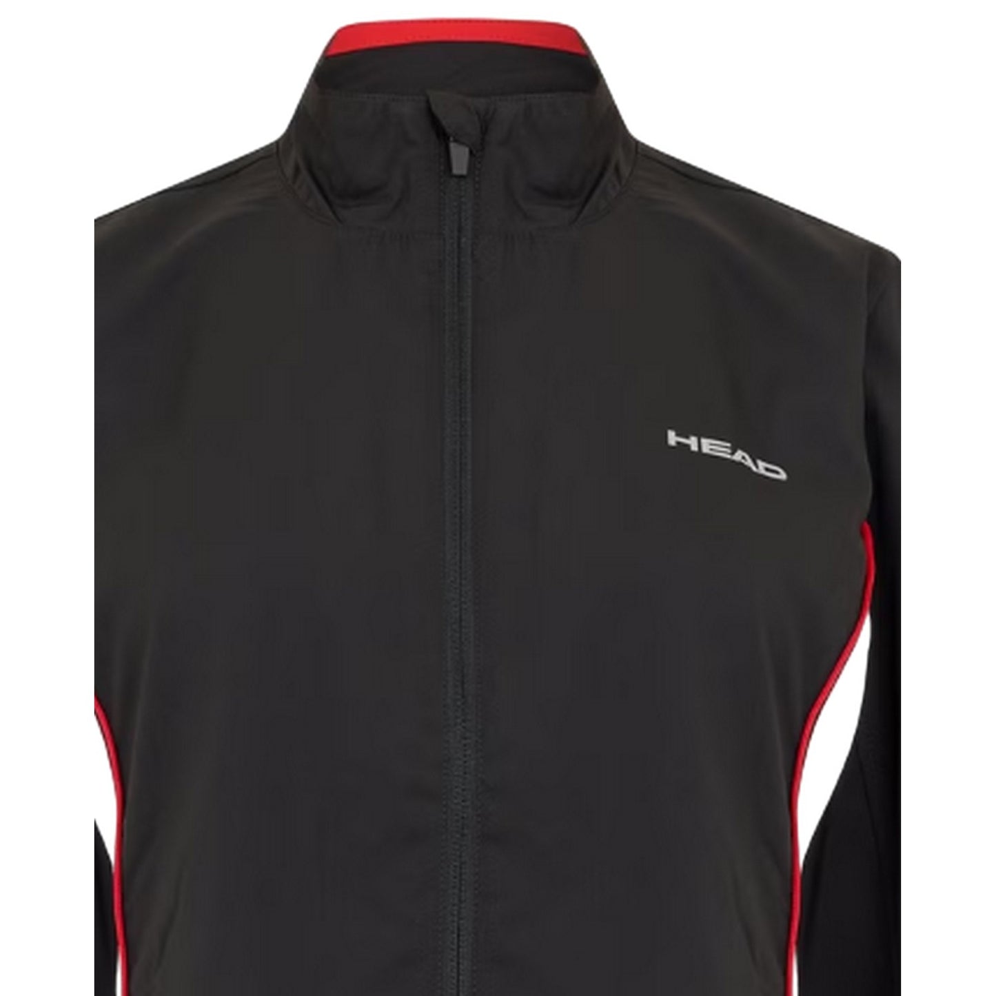 Black - Side - Head Womens-Ladies Club Logo Full Zip Track Jacket