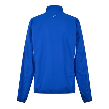 Blue - Back - Head Womens-Ladies Club Logo Full Zip Track Jacket