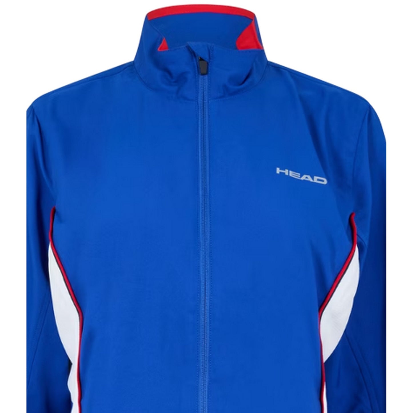 Blue - Side - Head Womens-Ladies Club Logo Full Zip Track Jacket