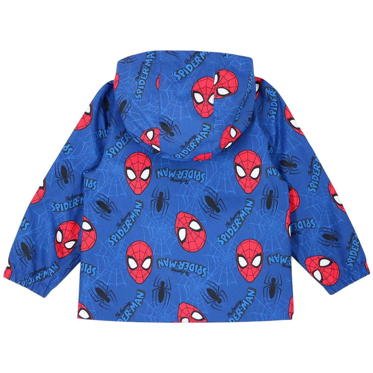 Blue-Red - Back - Spider-Man Baby Lightweight Hooded Jacket