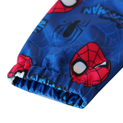 Blue-Red - Side - Spider-Man Baby Lightweight Hooded Jacket