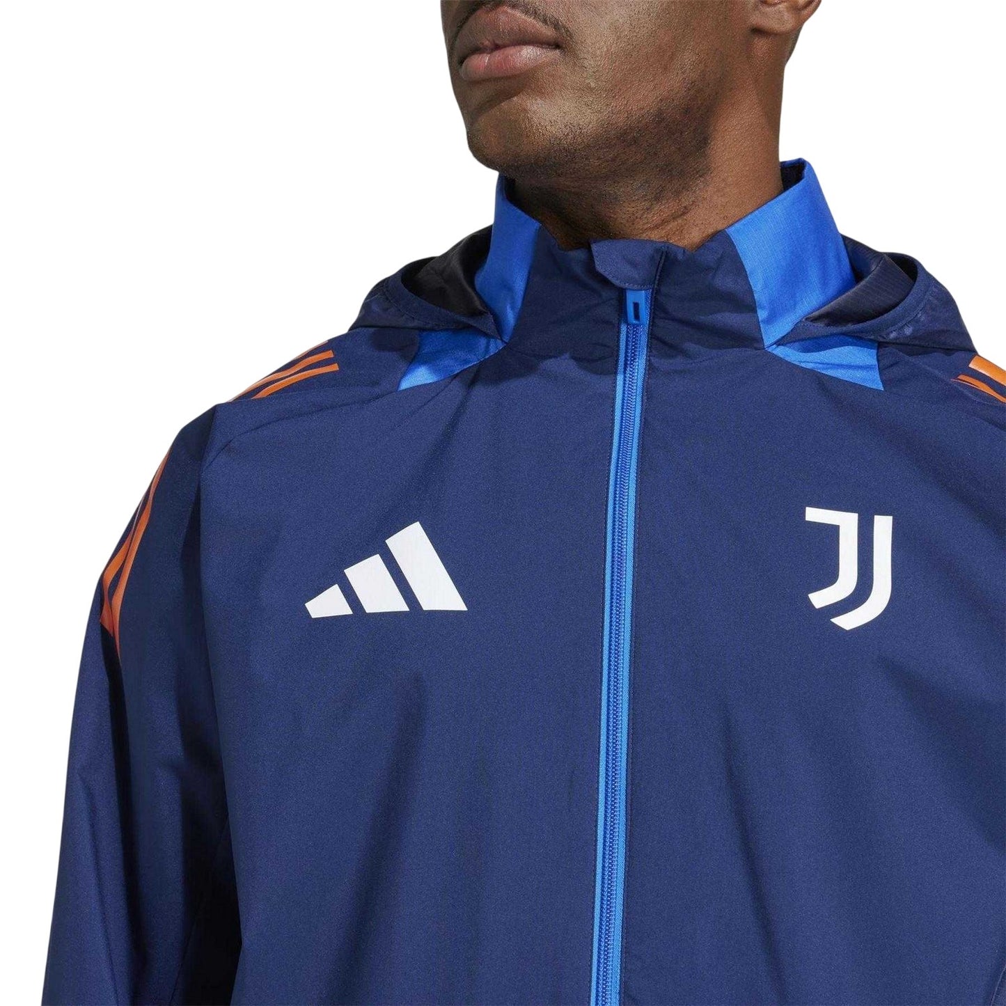 Team Navy Blue - Side - Adidas Mens Tiro 24 Competition Juventus FC Tracksuit Top