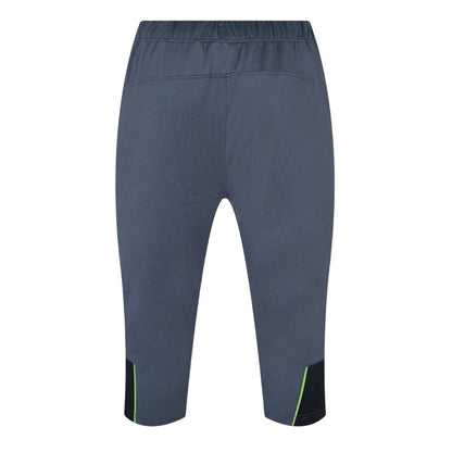 Charcoal-Black - Back - Castore Mens Wolves 3-4 Shorts