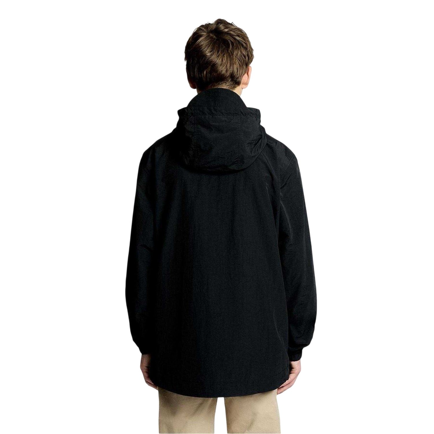 Black - Back - Lyle & Scott Childrens-Kids Water Resistant Jacket