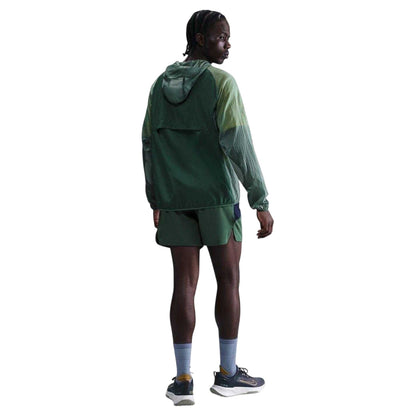 Fir Green-Light Green - Back - Nike Mens Trial Aireez Hooded Jacket