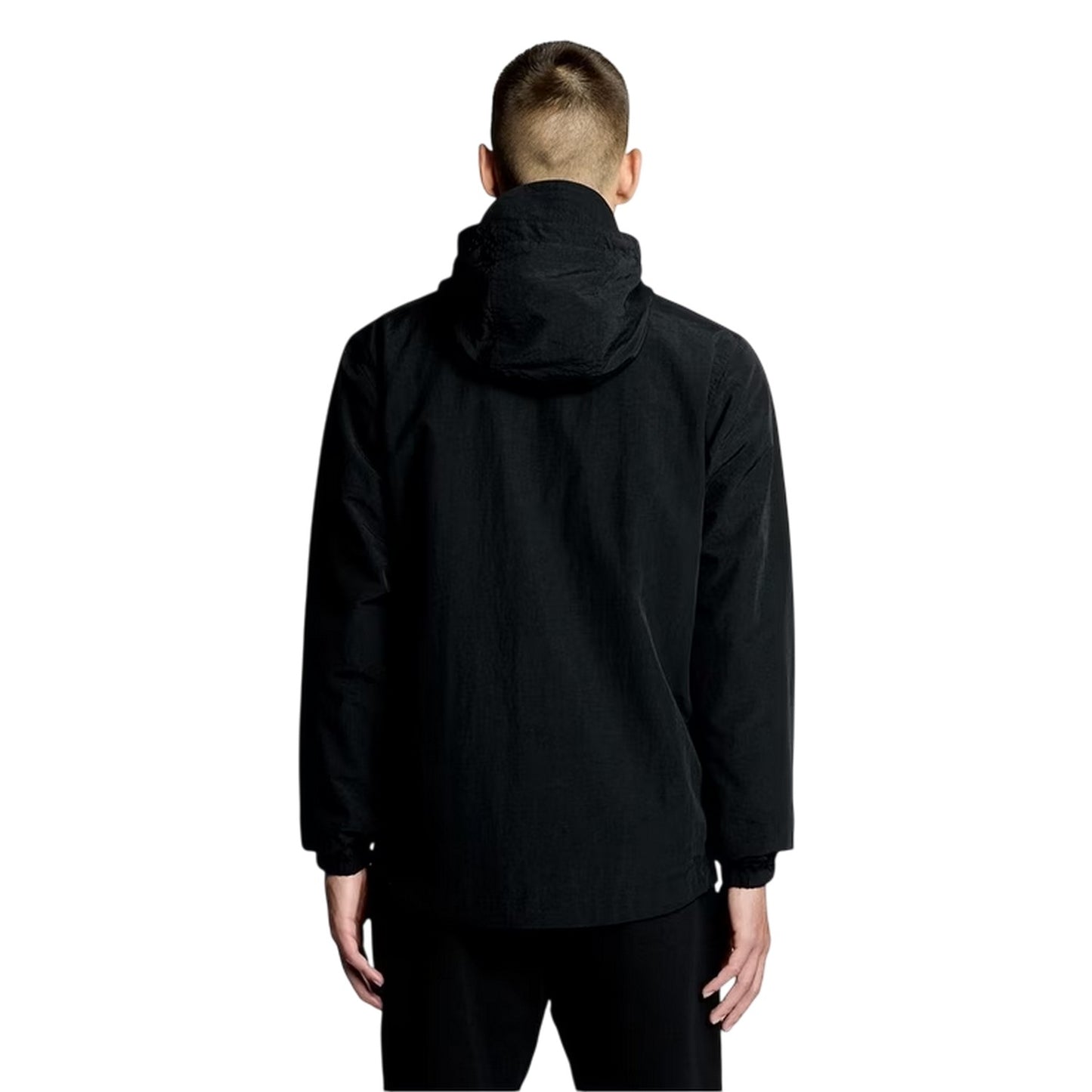 Jet Black - Back - Lyle & Scott Mens Water Resistant Anorak