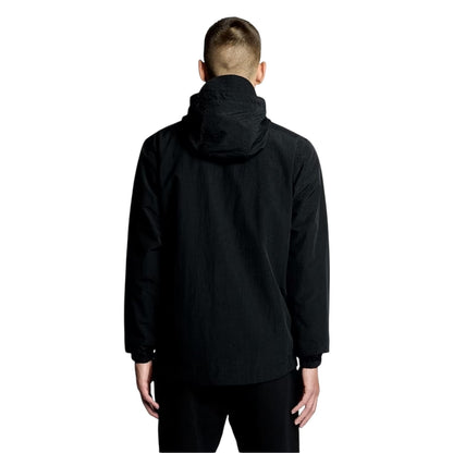 Jet Black - Back - Lyle & Scott Mens Water Resistant Anorak