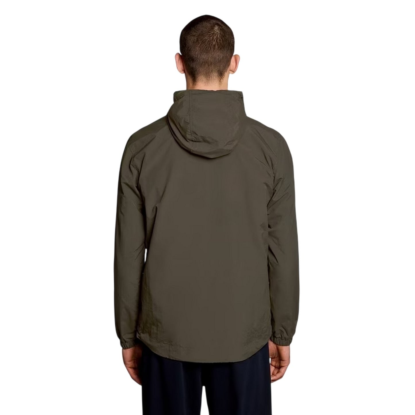 Olive - Back - Lyle & Scott Mens Water Resistant Anorak