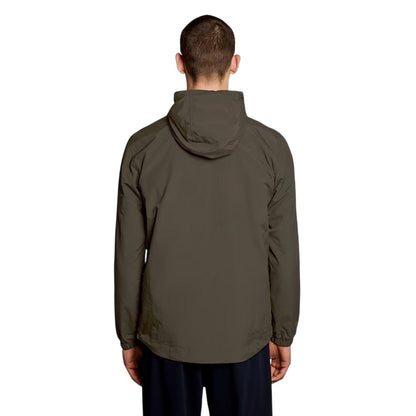 Olive - Back - Lyle & Scott Mens Water Resistant Anorak