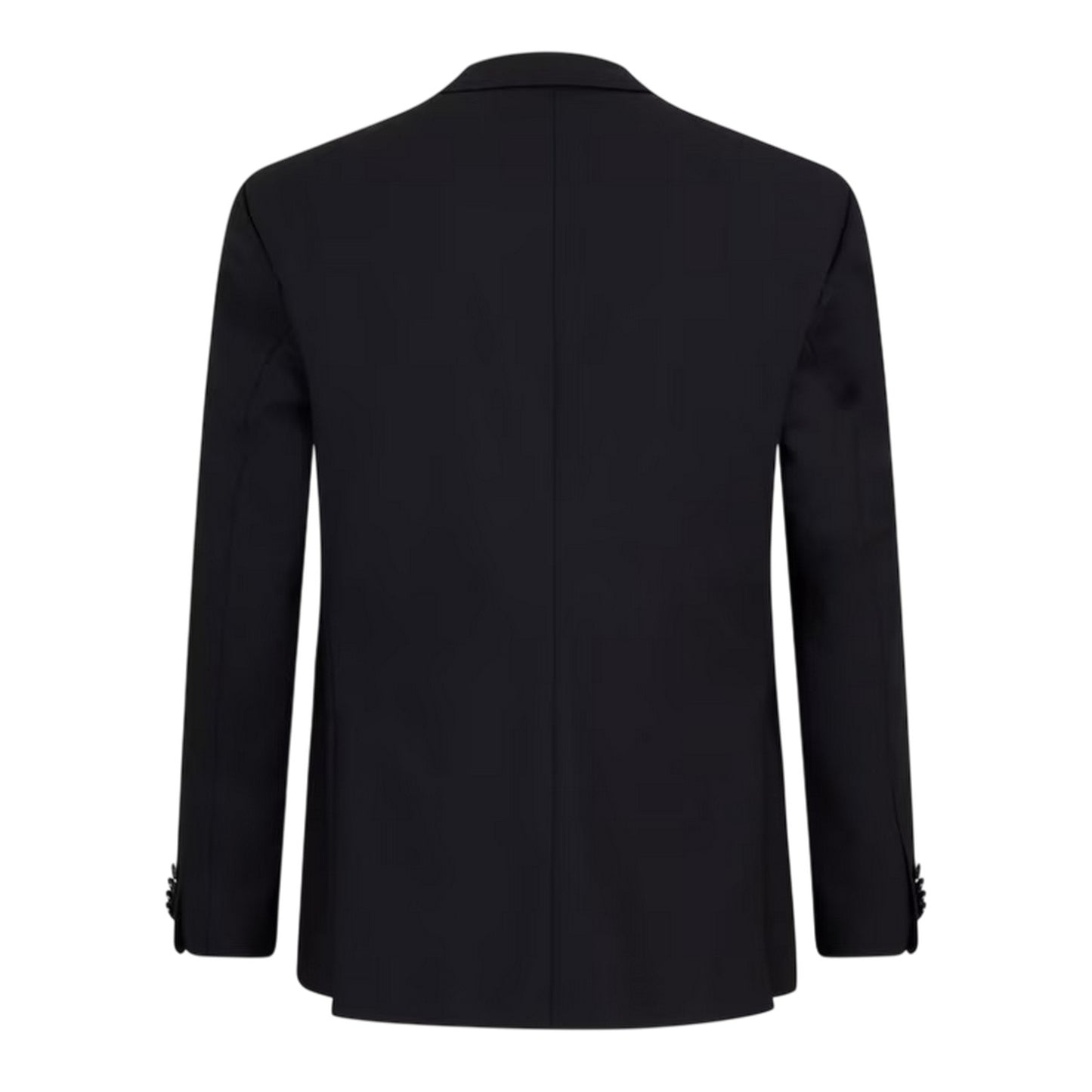 Black - Back - Boss Mens Lapel Collar Suit Jacket