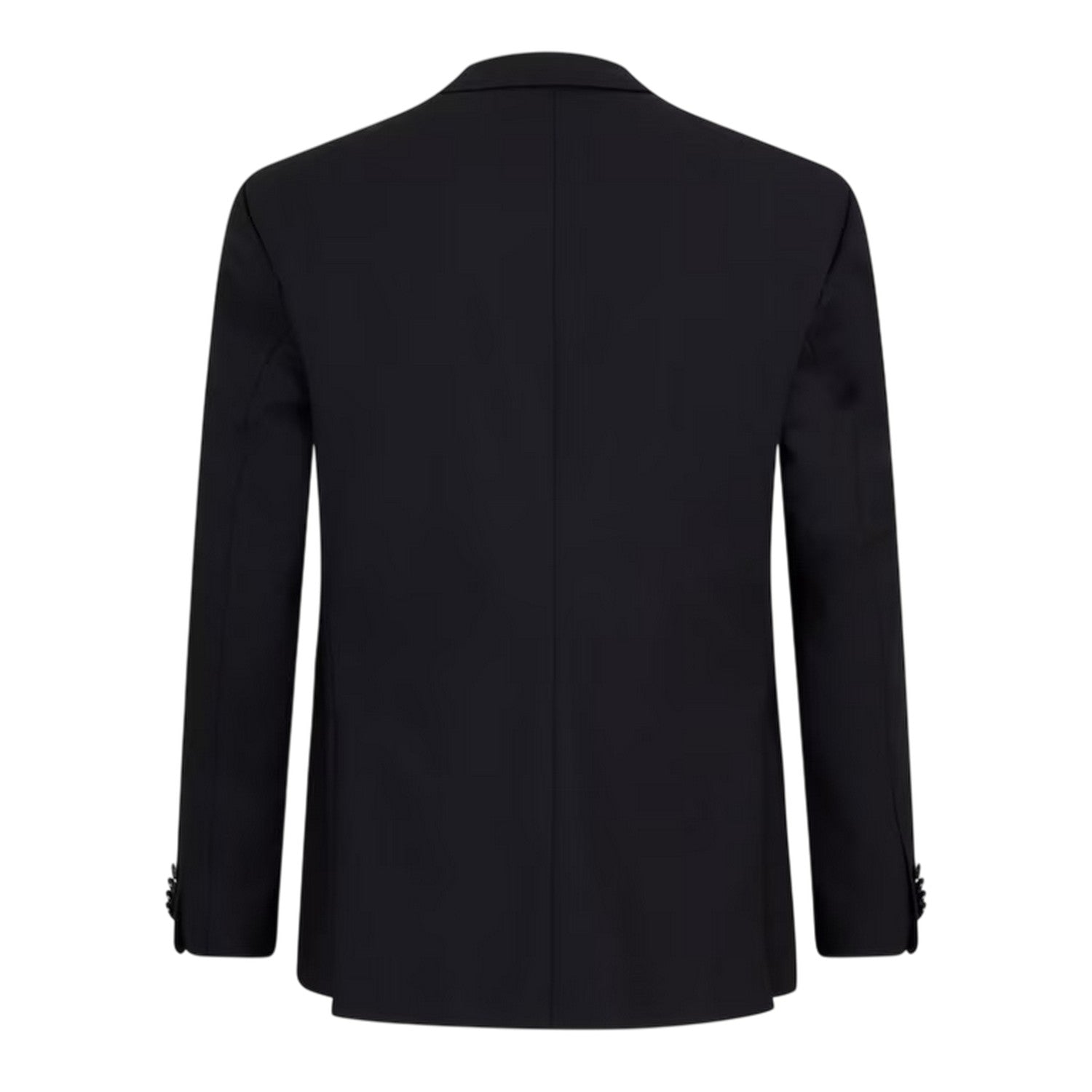 Black - Back - Boss Mens Lapel Collar Suit Jacket