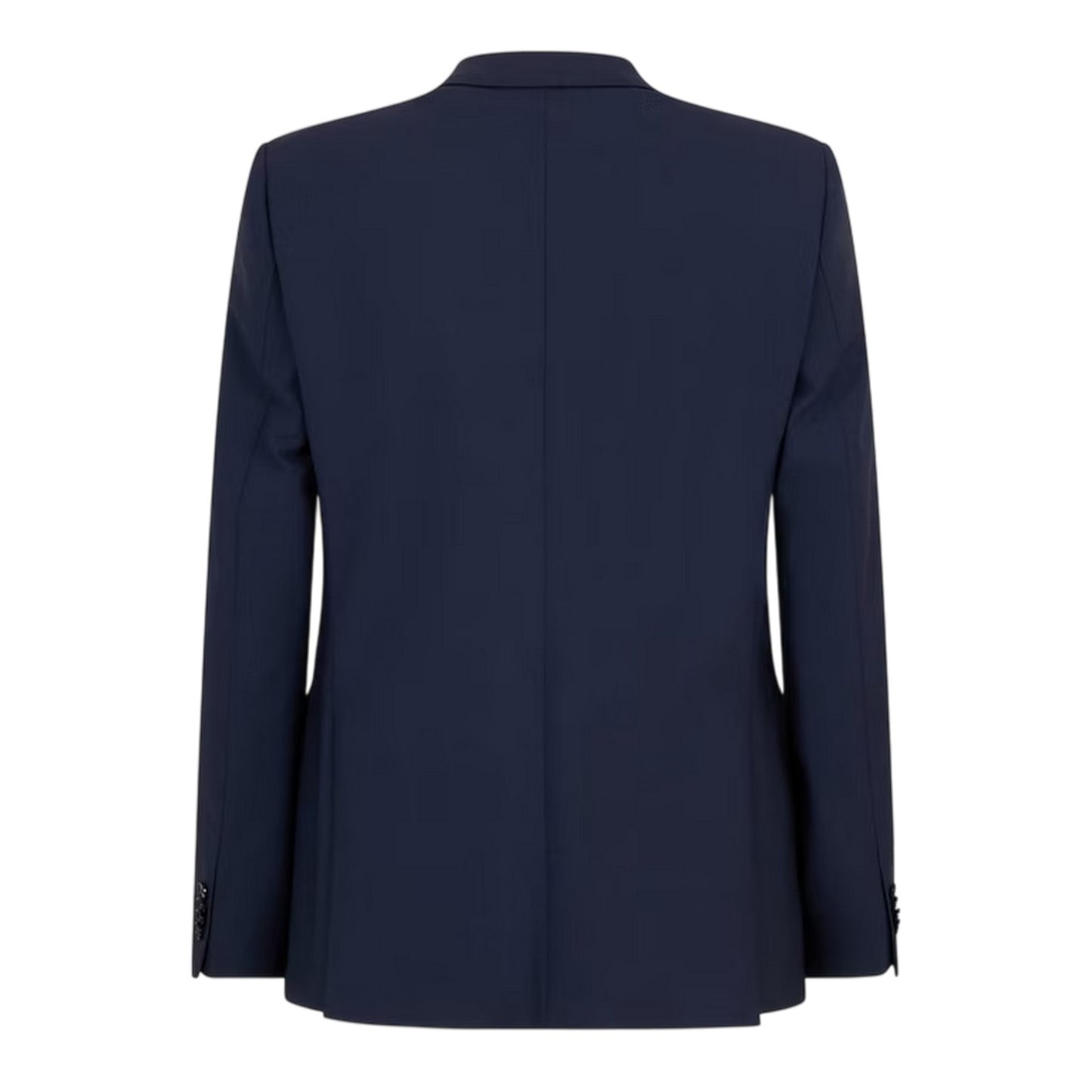Blue - Back - Boss Mens Lapel Collar Suit Jacket