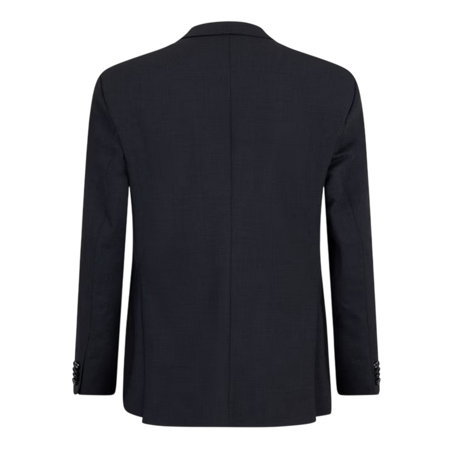 Dark Grey - Back - Boss Mens Lapel Collar Suit Jacket