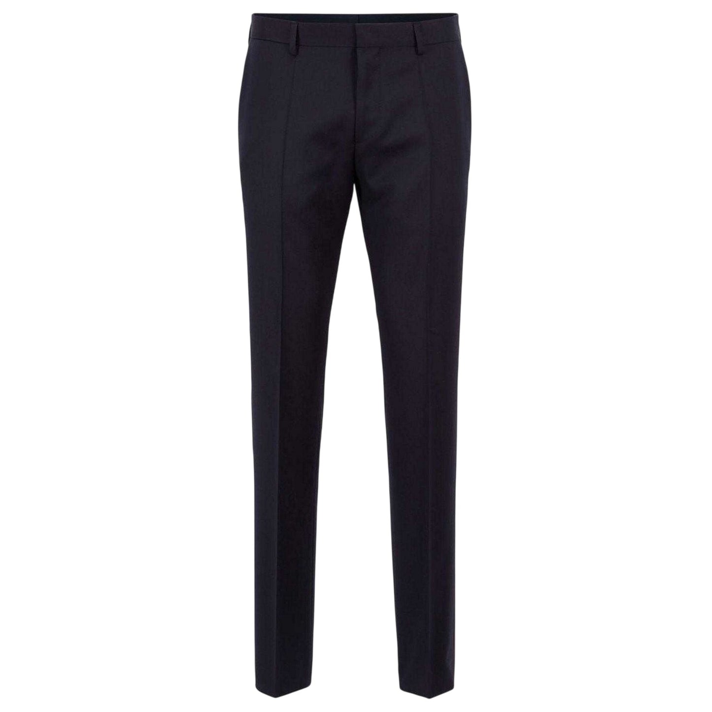 Dark Blue - Front - Boss Mens Gibson Slim Trousers