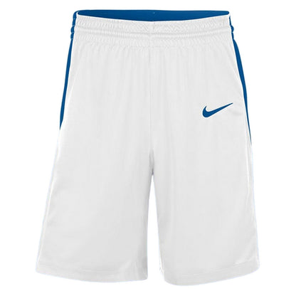White-Royal Blue - Front - Nike Mens Logo Basketball Shorts