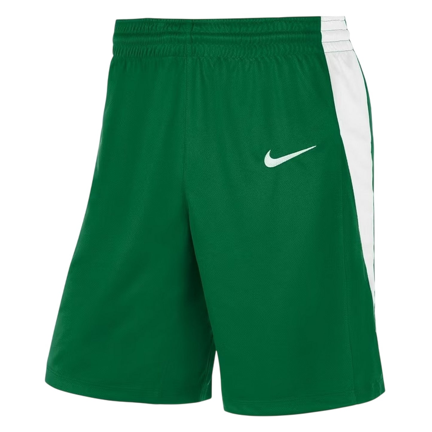 Pine Green-White - Front - Nike Mens Logo Basketball Shorts