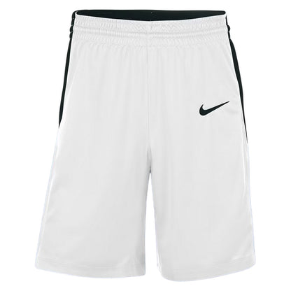 White-Black - Front - Nike Mens Logo Basketball Shorts