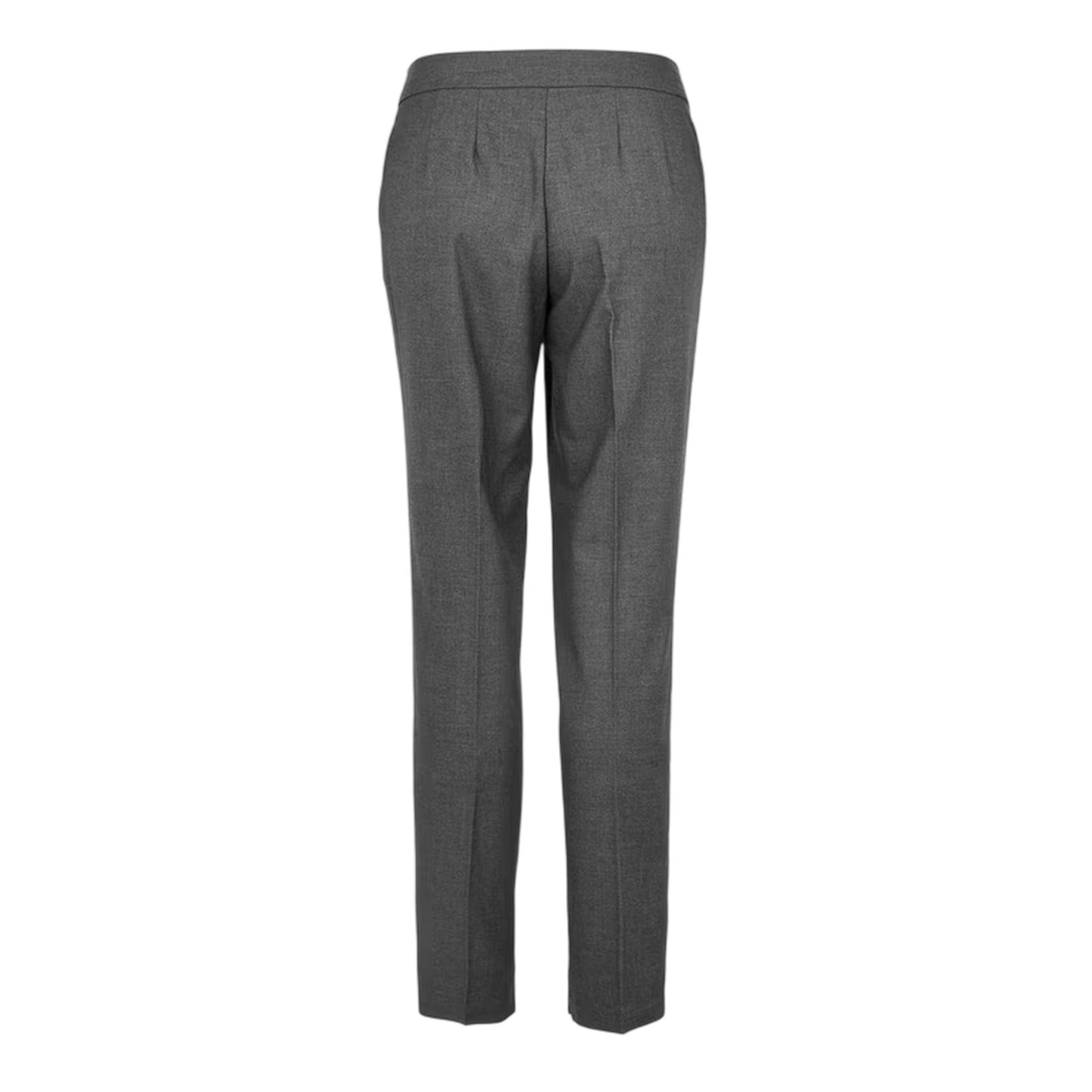 Grey Melange - Back - JJXX Womens-Ladies Straight Leg Trousers