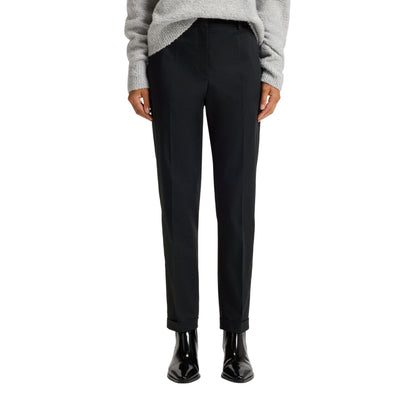 Dark Blue - Side - Boss Womens-Ladies Tachinoa Regular Chinos