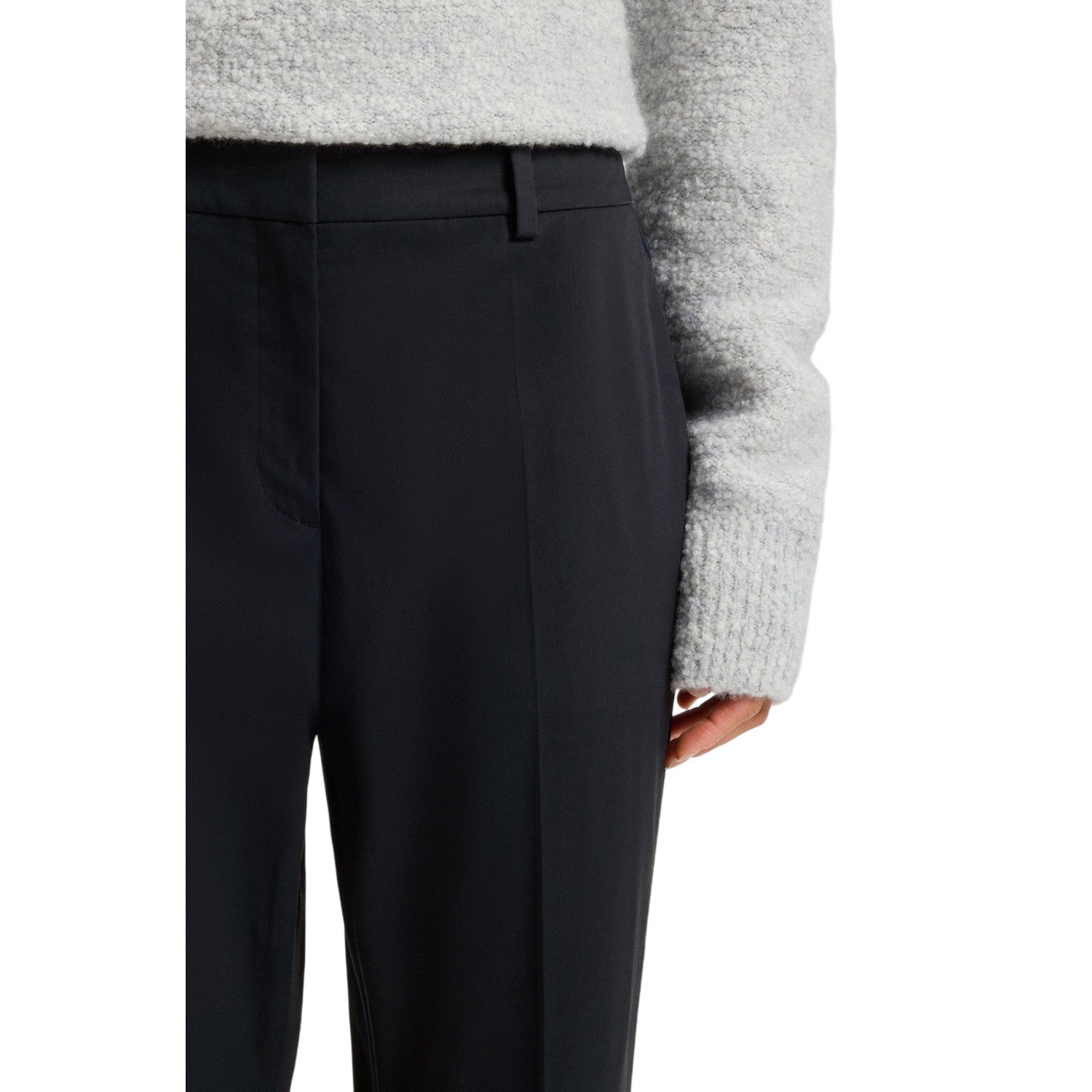 Dark Blue - Lifestyle - Boss Womens-Ladies Tachinoa Regular Chinos