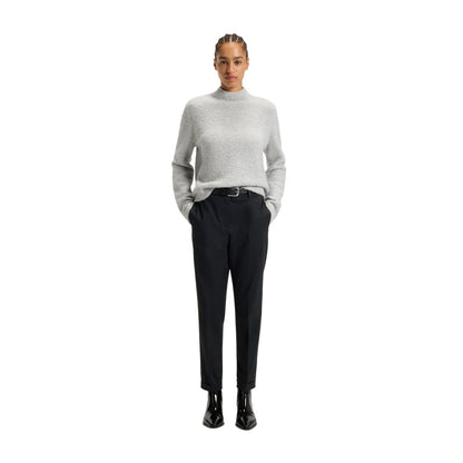 Dark Blue - Pack Shot - Boss Womens-Ladies Tachinoa Regular Chinos