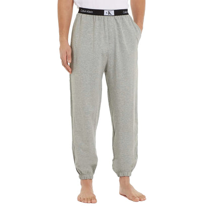 Grey - Pack Shot - Calvin Klein Mens Lounge Jogging Bottoms