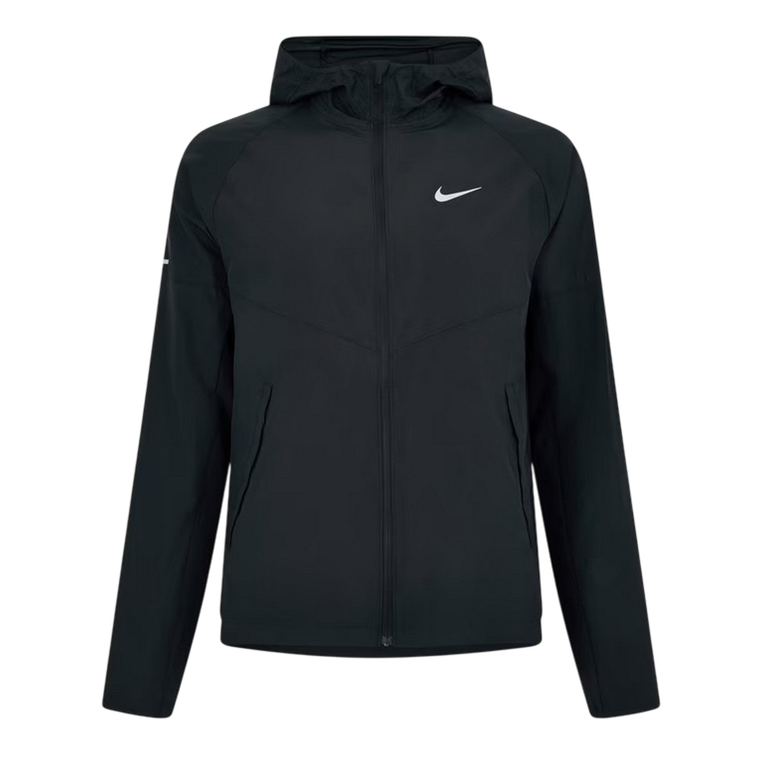 Black-Reflective Black - Front - Nike Mens Repel Miller Packable Jacket