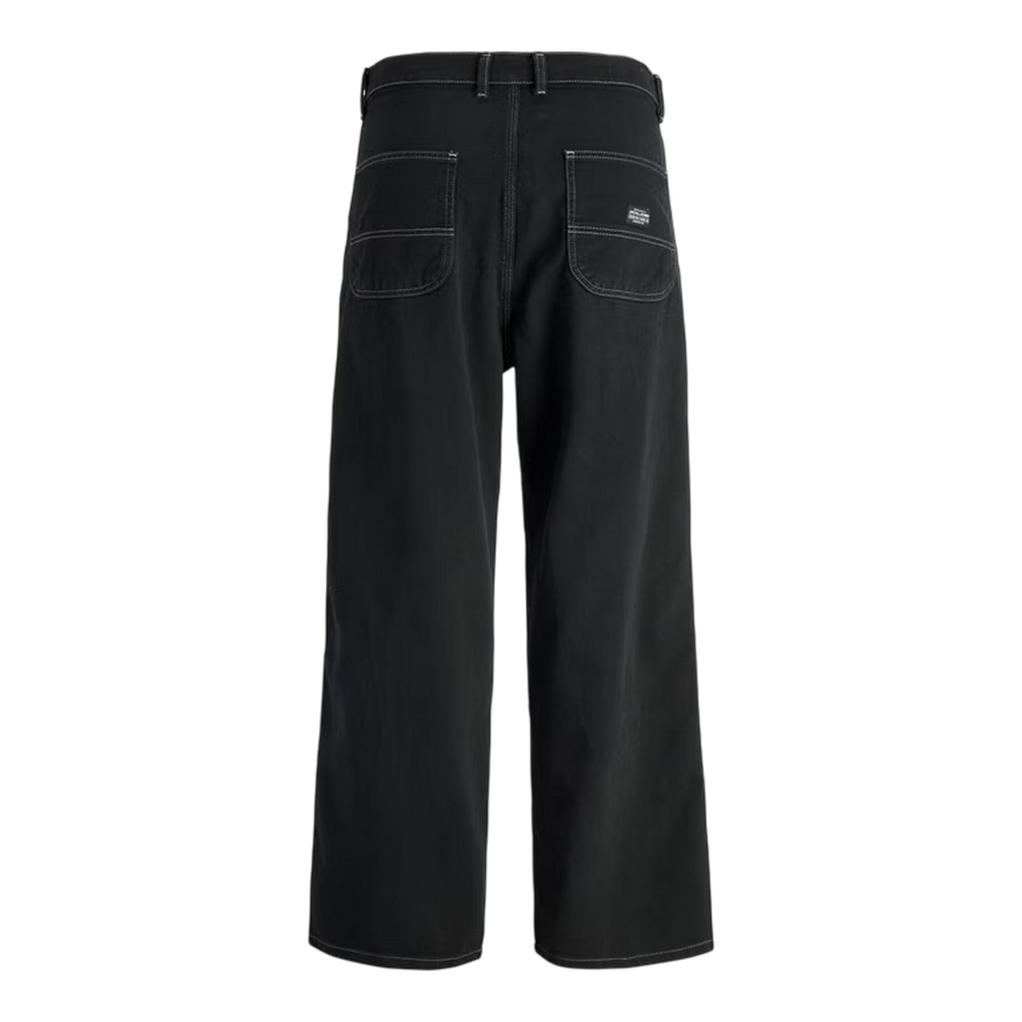 Black - Back - Jack And Jones Mens Owen Wide Leg Trousers