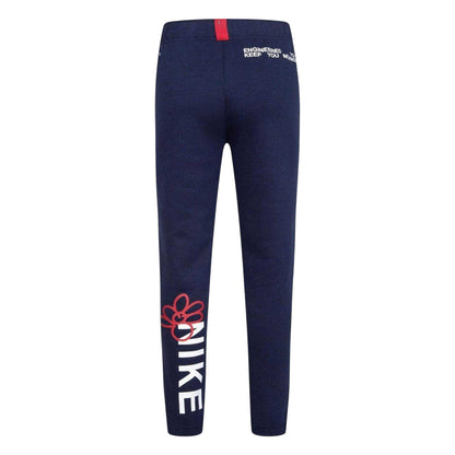 Navy - Back - Nike Childrens-Kids Dri-FIT Sweatpants