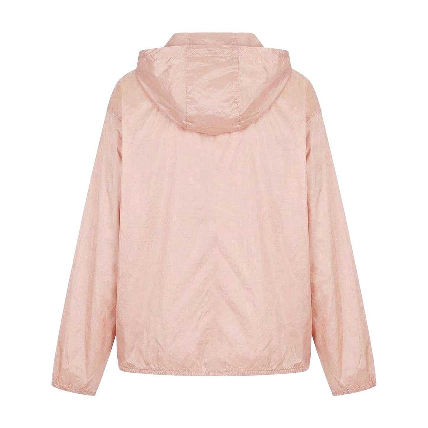Pink - Back - Armani Exchange Womens-Ladies Logo Full Zip Jacket