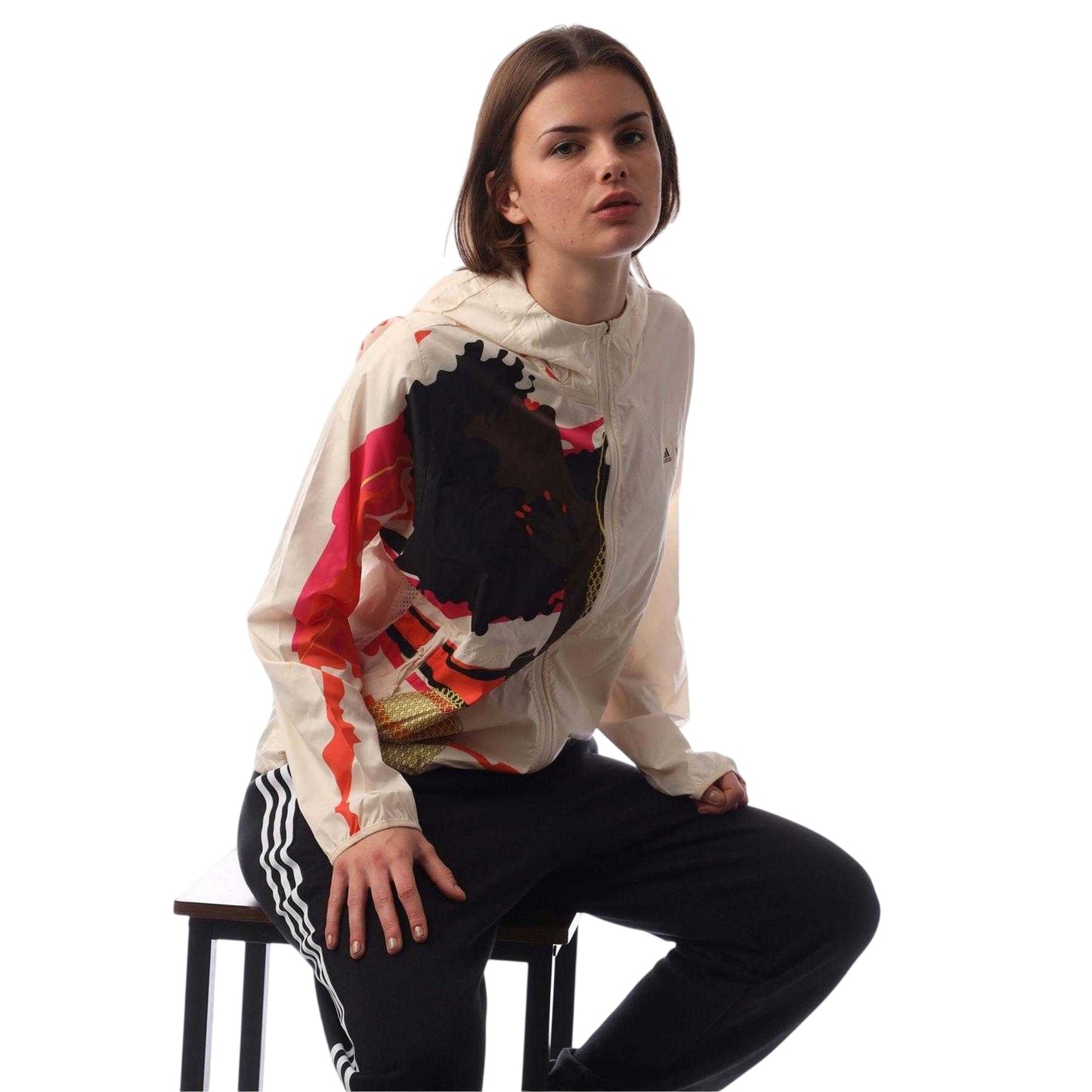 Beige - Lifestyle - Adidas Womens-Ladies Thebe Magugu Jacket