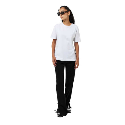 White-Black - Pack Shot - Off White Womens-Ladies Diagonal Logo Wide Leg Joggers