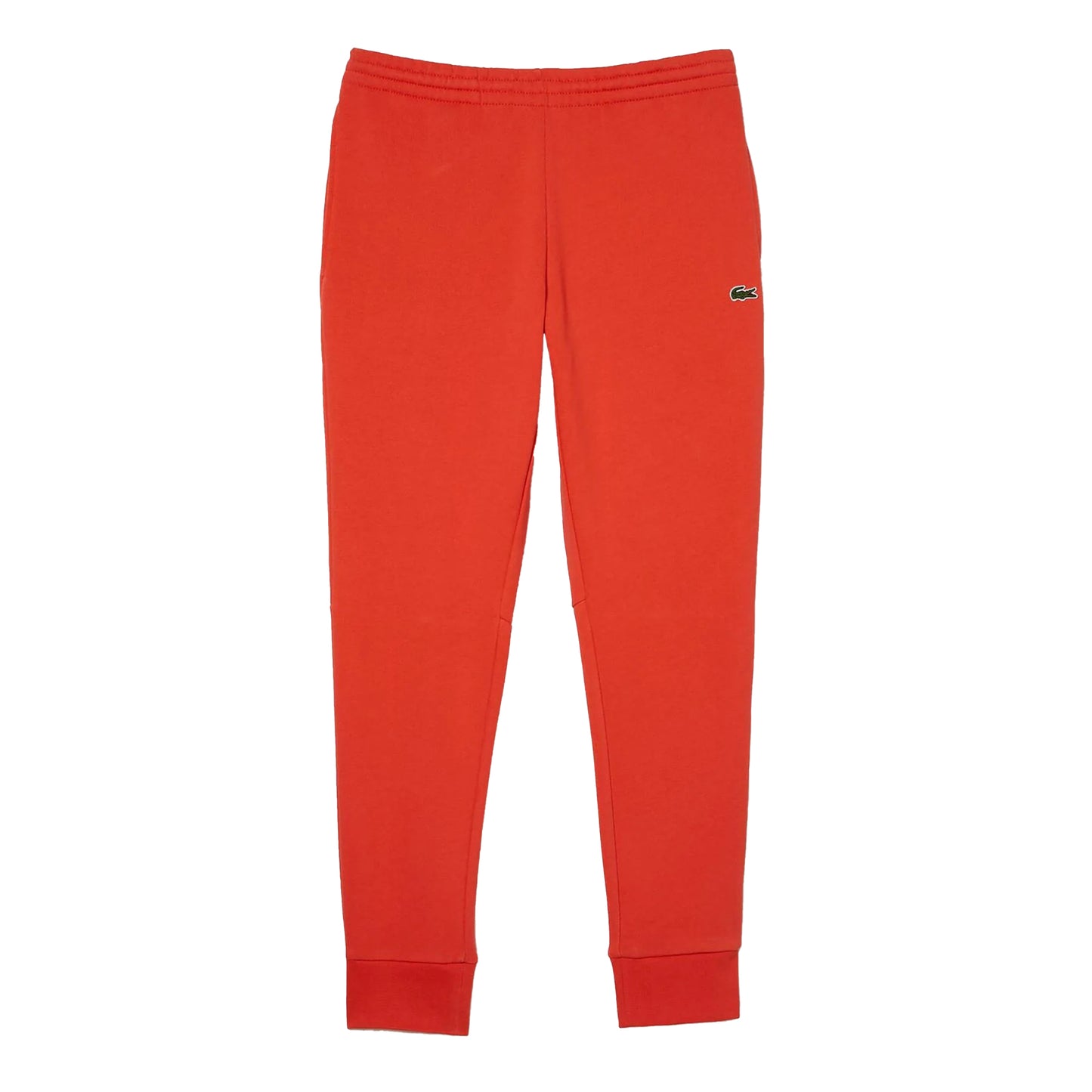 Red - Front - Lacoste Mens Organic Cotton Slim Jogging Bottoms