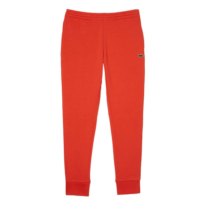 Red - Front - Lacoste Mens Organic Cotton Slim Jogging Bottoms