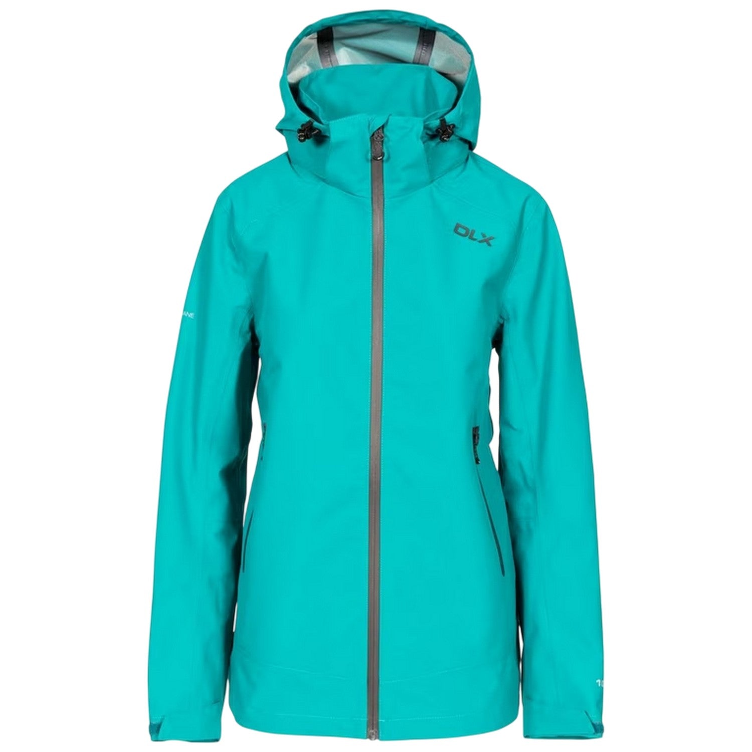 Ocean Green - Front - DLX Womens-Ladies Gayle Hooded Raincoat