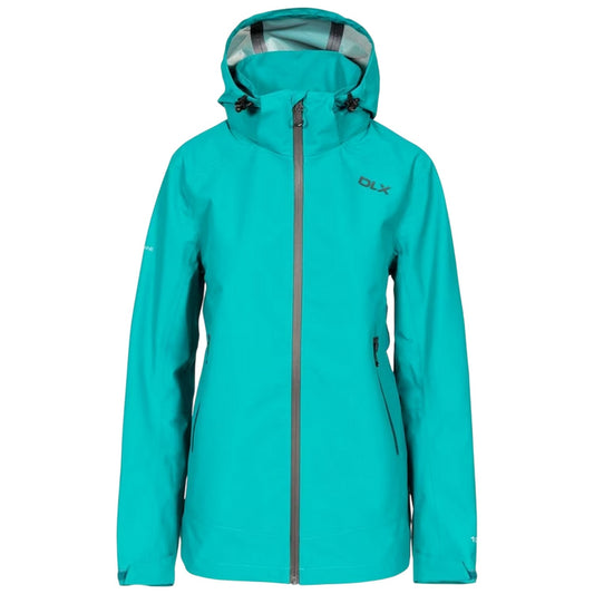 Ocean Green - Front - DLX Womens-Ladies Gayle Hooded Raincoat