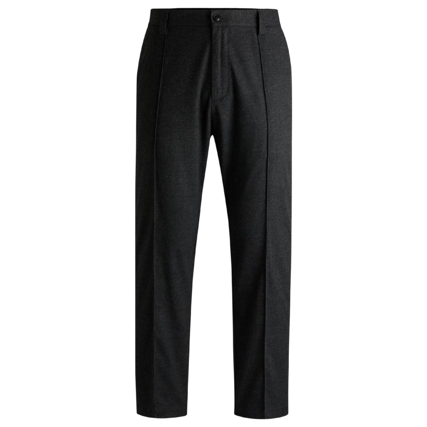 Grey - Front - Hugo Mens Tapered Trousers