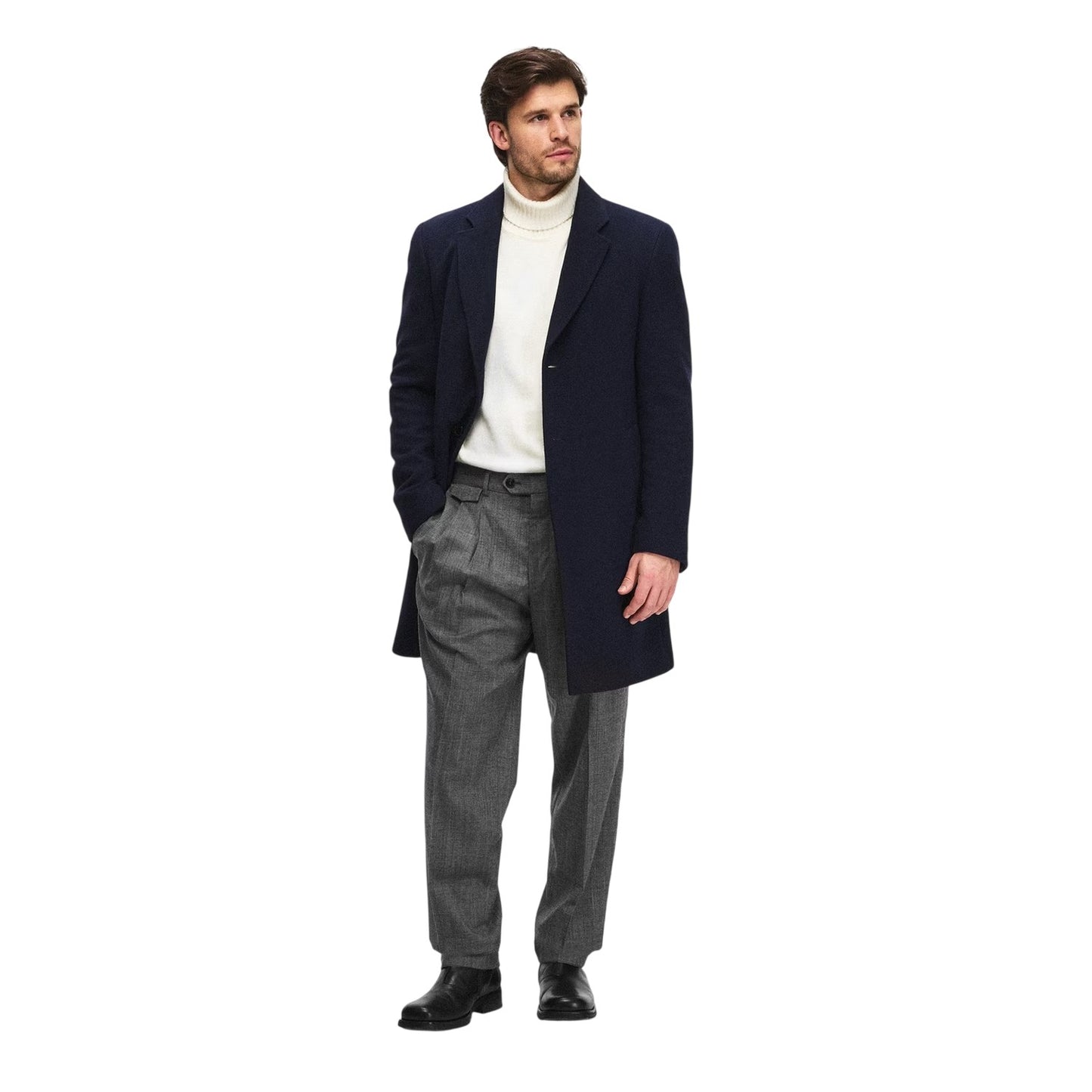 Silver - Lifestyle - Boss Mens Pleated Trousers