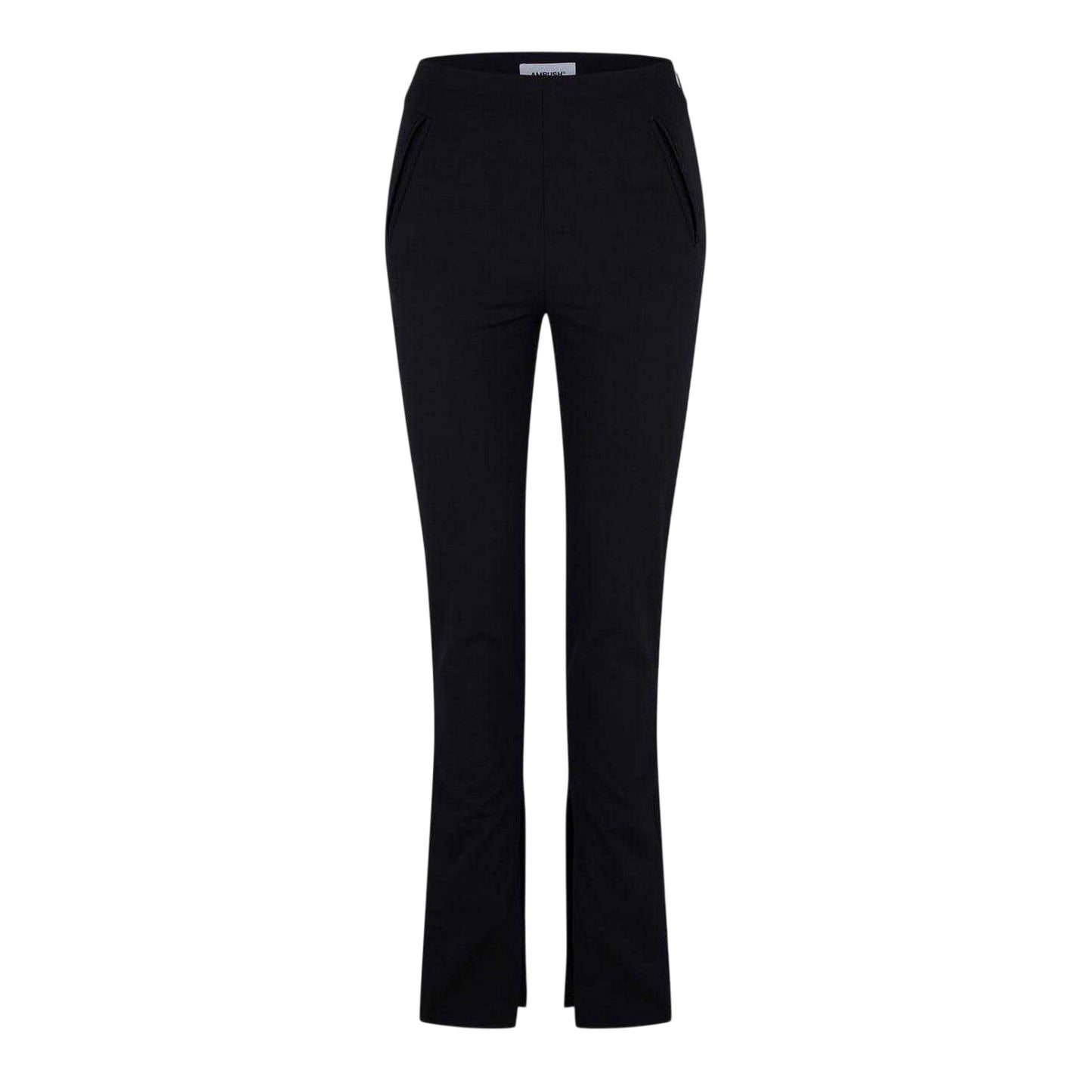 Black - Front - Ambush Womens-Ladies Tailring Slim Trousers