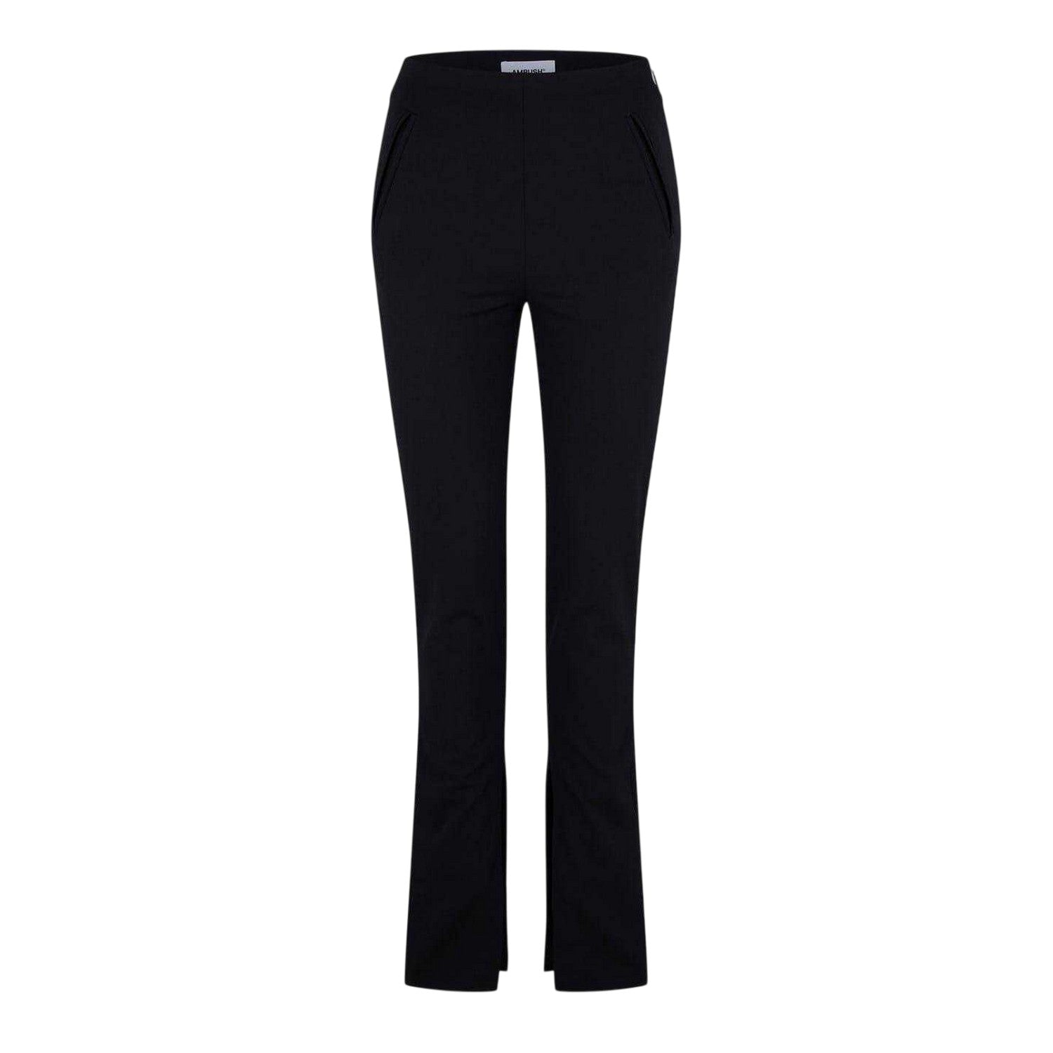 Black - Front - Ambush Womens-Ladies Tailring Slim Trousers