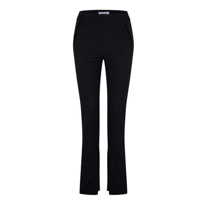 Black - Front - Ambush Womens-Ladies Tailring Slim Trousers