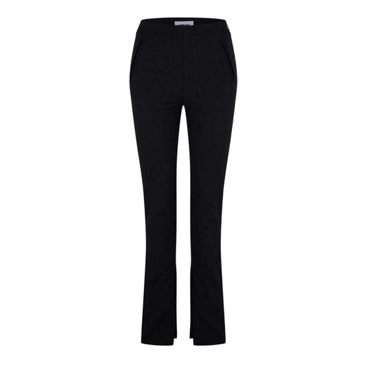 Black - Front - Ambush Womens-Ladies Tailring Slim Trousers