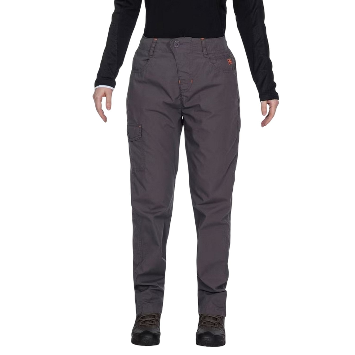 Carbon - Lifestyle - Trespass Womens-Ladies Rambler Straight Cargo Trousers