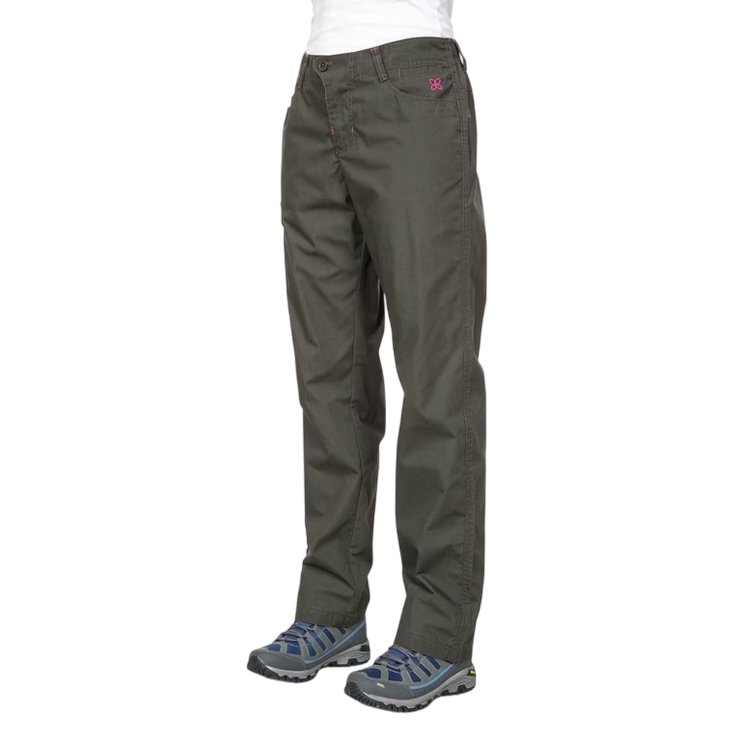 Ivy - Side - Trespass Womens-Ladies Rambler Straight Cargo Trousers