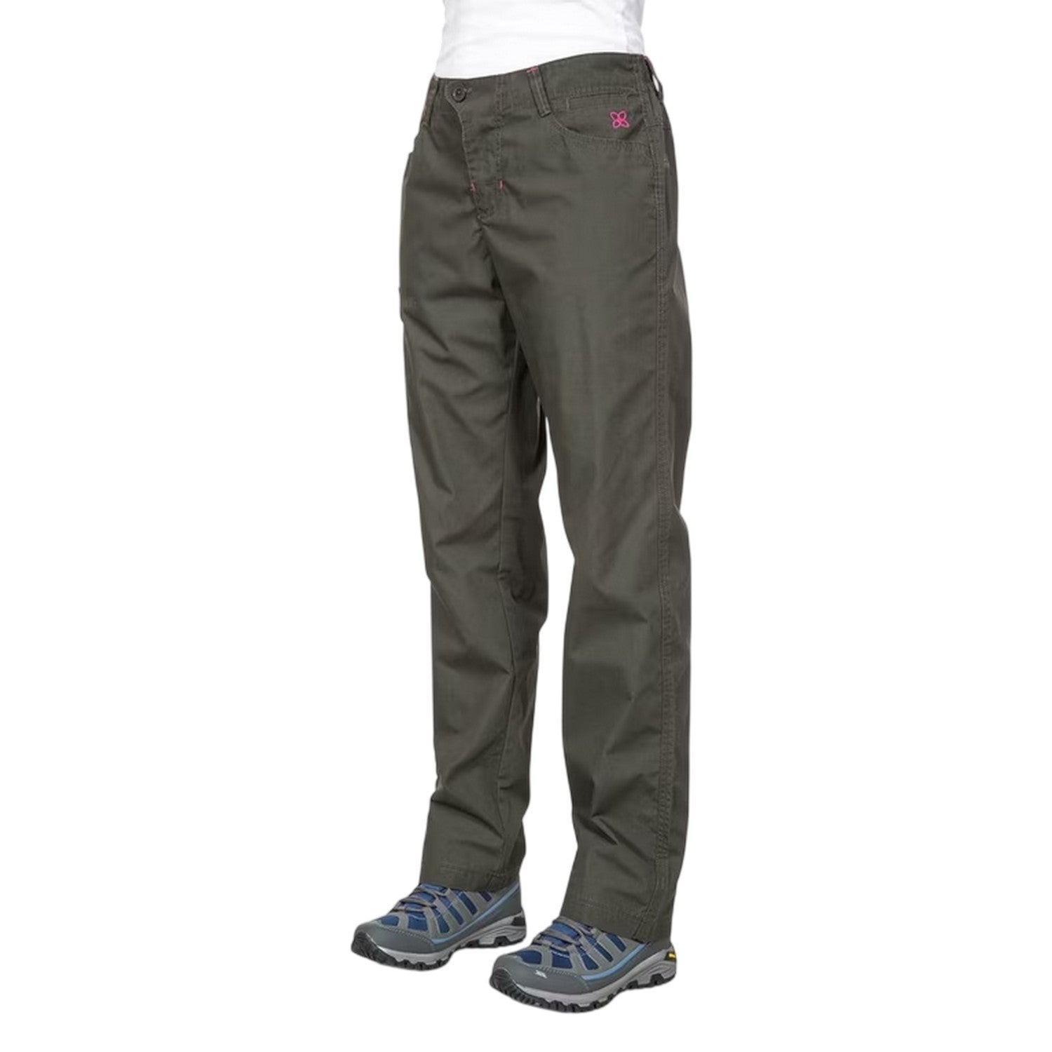 Ivy - Side - Trespass Womens-Ladies Rambler Straight Cargo Trousers