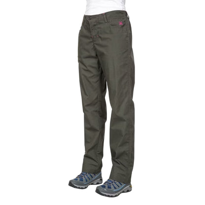 Ivy - Side - Trespass Womens-Ladies Rambler Straight Cargo Trousers
