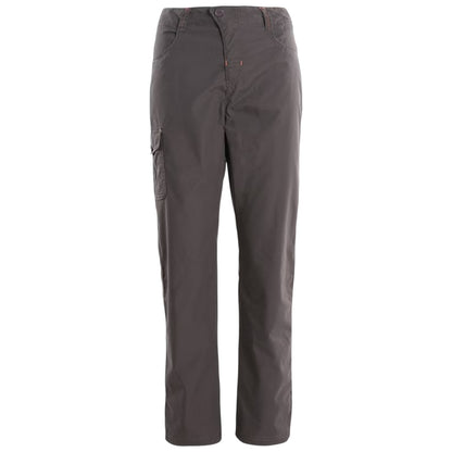 Carbon - Front - Trespass Womens-Ladies Rambler Straight Cargo Trousers