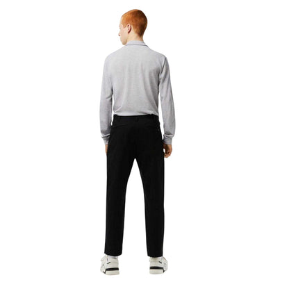 Black - Back - Lacoste Mens Tapered Chinos