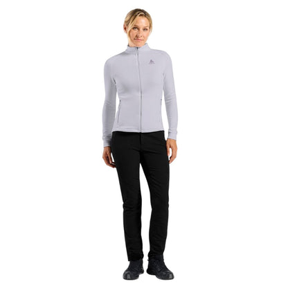 Lilac - Lifestyle - Odlo Womens-Ladies Berra Mock Neck Fleece Jacket